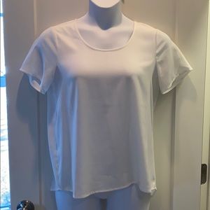 Ivory Short Sleeved Blouse